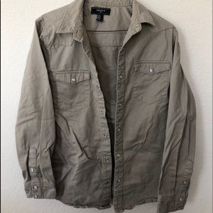 Long sleeve button-up